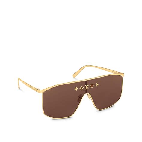 louis vuitton sonnenbrille gold
